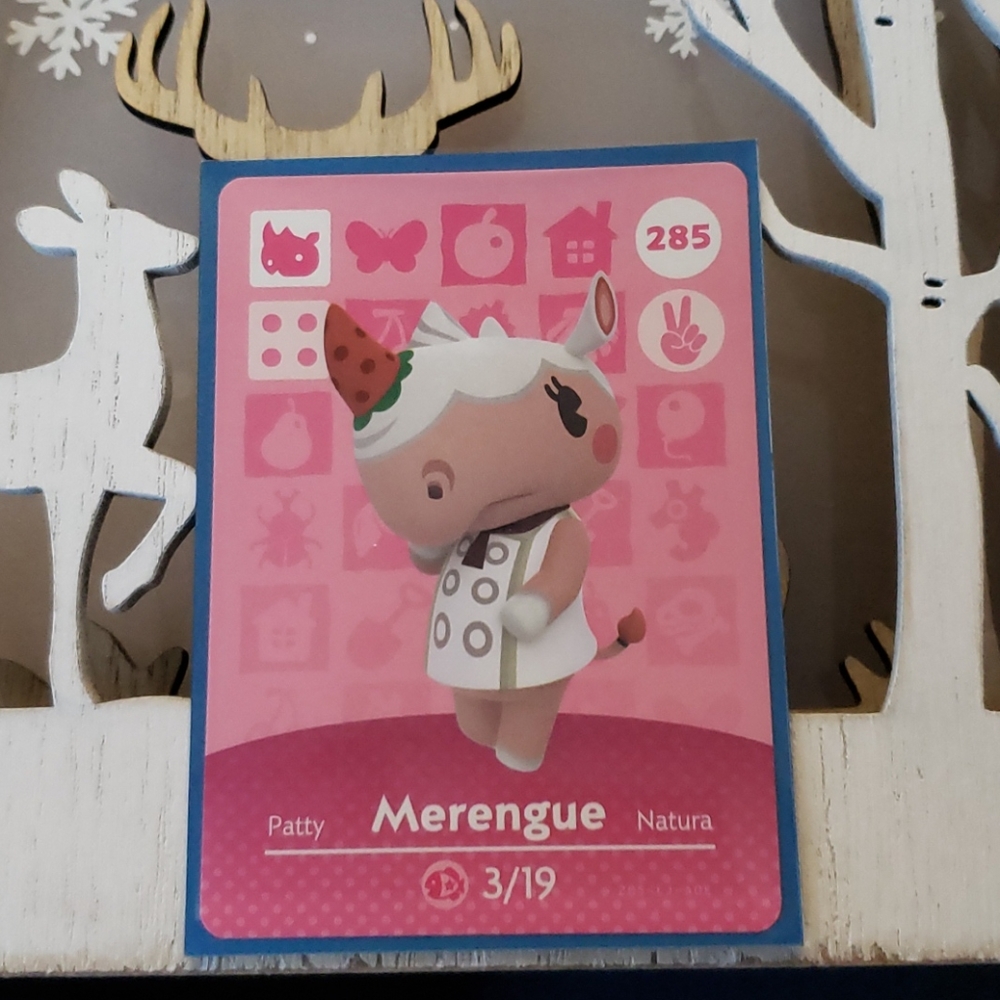 Genuine Animal Crossing amiibo card 285 Merengue